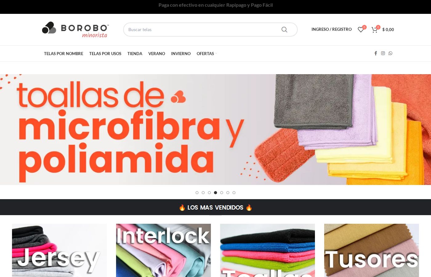 Sitio web de BOROBO